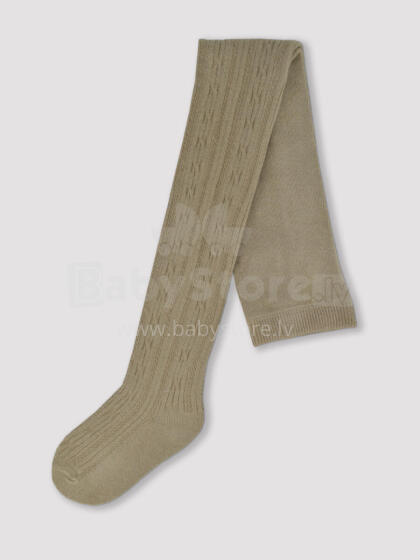 NOVITI RB006-G-02 Cotton tights with jacquard pattern beige 104/110