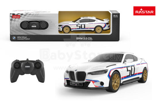RASTAR raadio teel juhitav auto R/C 1:24 BMW 3.0 CSL, 92900