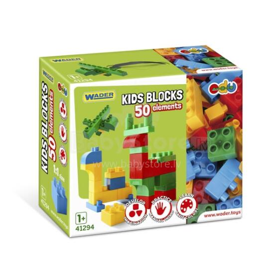 WADER 41294 Ðeviwo ƒe Blocks blocks 50 pcs.