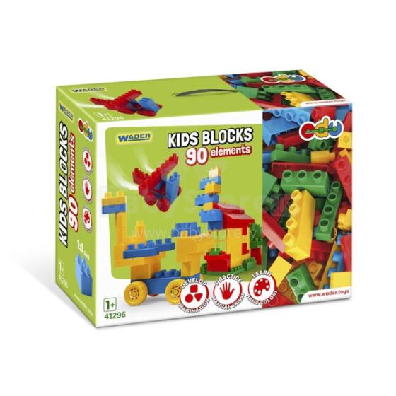 WADER 41296 Kids Blocks 90 pcs.
