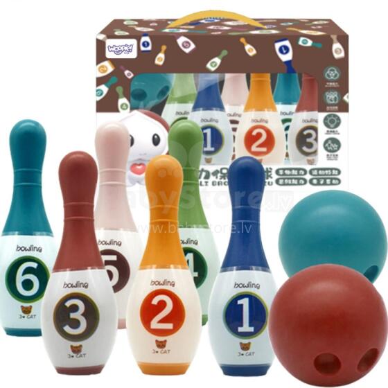 WOOPIE 52029 Красочные кегли для детей цифры