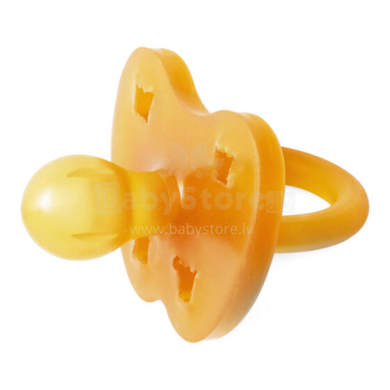 Hevea Round Stars Moon  Art.239411 Natural   Natural Rubber Pacifier