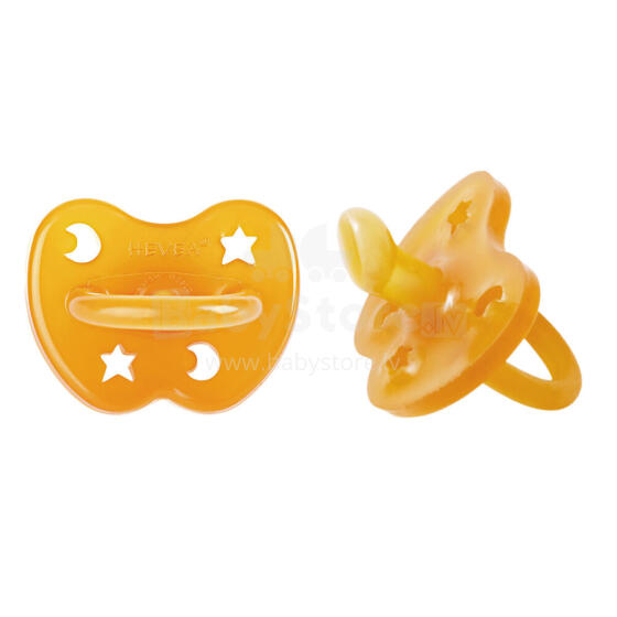 Hevea Stars Moon  Art.239419 Natural  Natural Rubber Pacifier