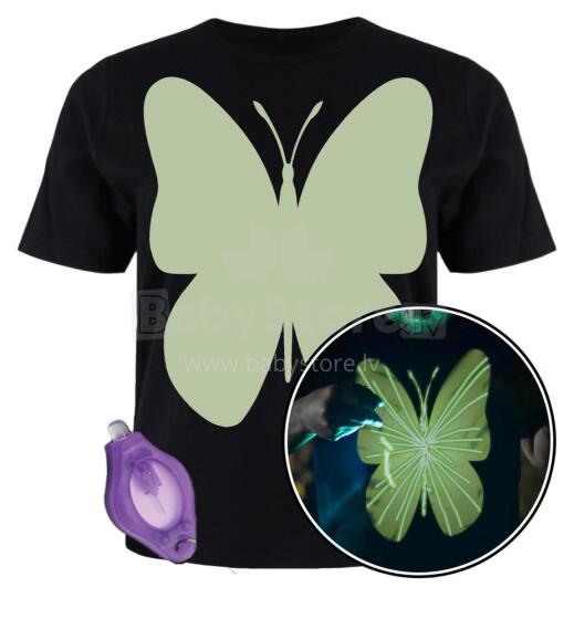 Splat Planet T-Shirt Butterfly Art.SPG0041 pimedas helendav T-särk, Lliblikas