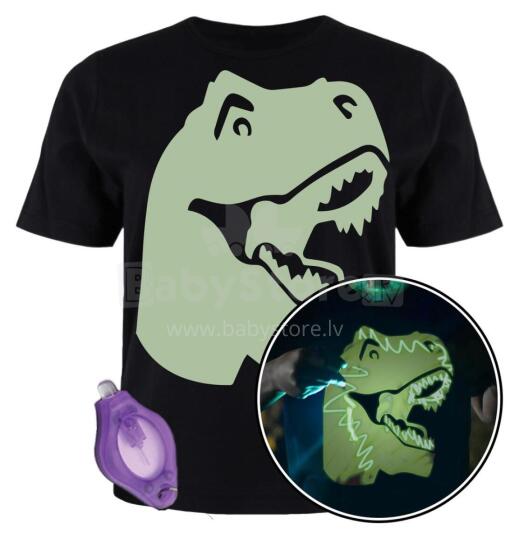 Splat Planet T-Shirt Dinosaur Art.SPG0021 pimedas helendav T-särk, Lliblikas