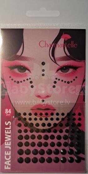 1 sheet self-adhesive black color gemstones