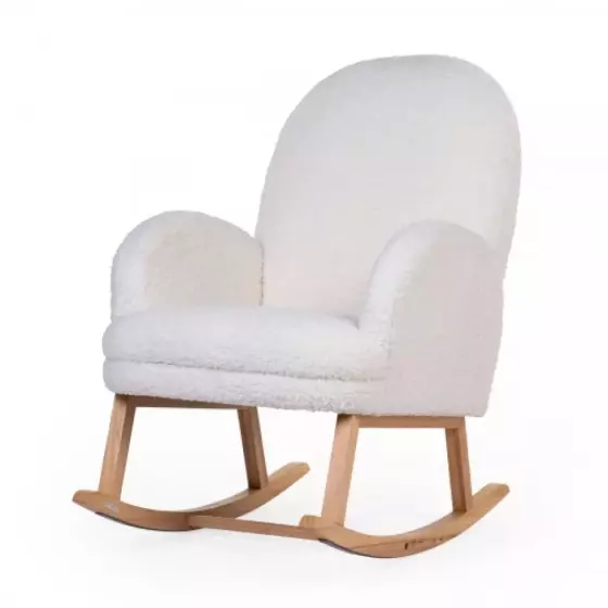 Childhome Rocking Chair Art.BB65182 Teddy Of White  Kiiktool söötmiseks