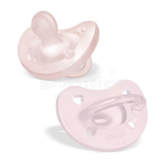 CHICCO 00073086110000 Pacifier PF SOFT pink 16-36m 2 pcs