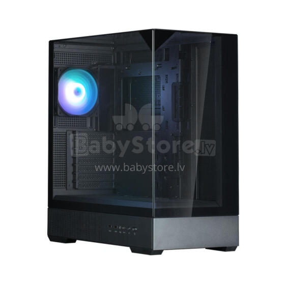 Zalman P40 Prism Black, ARGB Fan x1