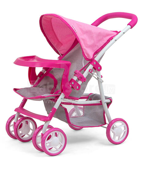 MILLY MALLY 2726 Kate Prestige Pink Кукольная коляска