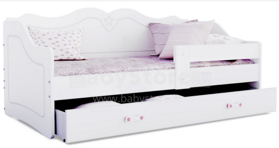 AJK Lili 1608  Art.241948 White Noorte voodi 160x80 cm