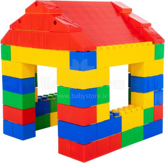 Cavallino XXL Building Blocks House Art.244001   Konstruktor - Big Cubes House (134 tk)