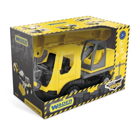 WADER 35367 Tech Автокран в коробке