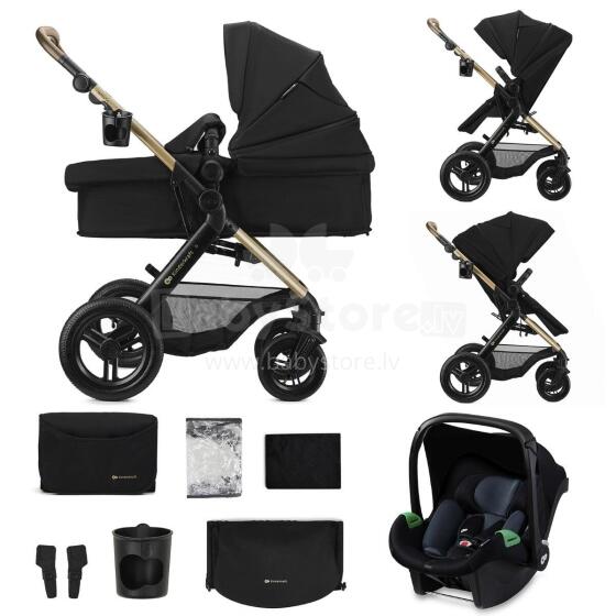 Kinderkraft Moov2 Air 3in1 Art.244751 Black 3-ühes lapsevanker