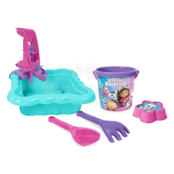 WADER 82160 Gabby ƒe Dollhouse sandbox kple sand set