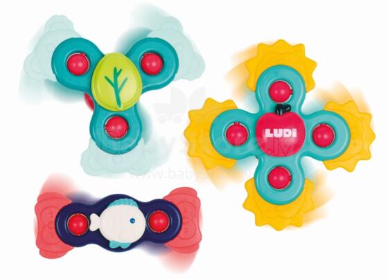 Ludi Spinners Art.L30095 ʋuʋudediwo, 3 pcs.