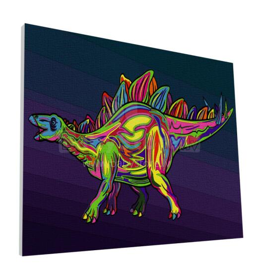 Splat Ɣletinyigba ƒe amadede to xexlẽdzesiwo nu, STEGOSAUR 30X40 cm.