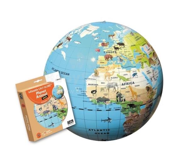 CALY inflatable globe-ball, Xexeame ƒe Lãwo, 42 cm