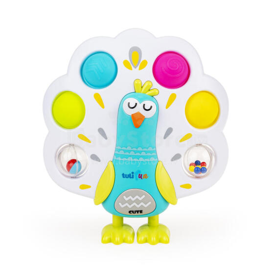 TULI FUN TF 30131 Rattling Peacock POP IT