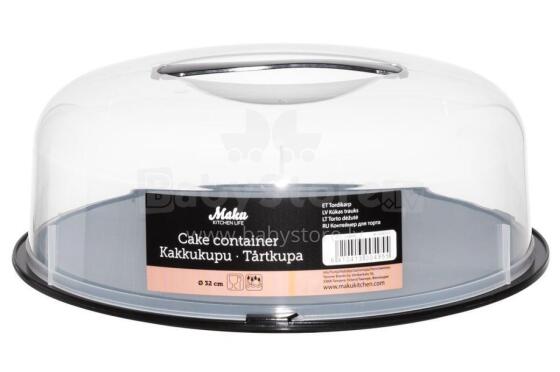Maku Basic cake container black 32 cm