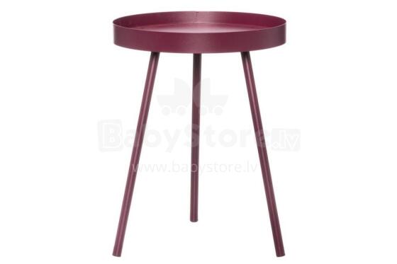 4Agbe Sidetable Dzidzɔ burgundy dzĩ 30x40 cm