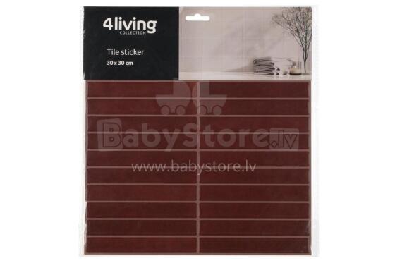 4Living Tile sticker slim viviti blɔ 30x30 cm