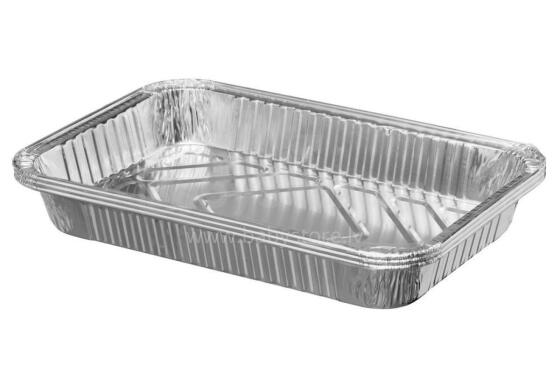 Mustang Foil pan 31x21 cm 3 pcs aluminum ɖeɖefia
