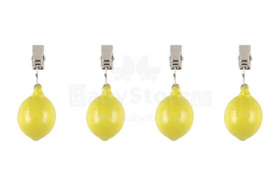 4Agbe Tablecloth kpekpeme 4 pcs citron
