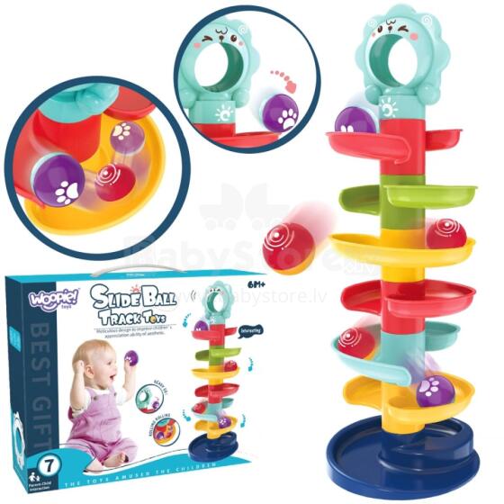 WOOPIE BABY Bɔl Track Spiral Set + 2 Bɔlwo