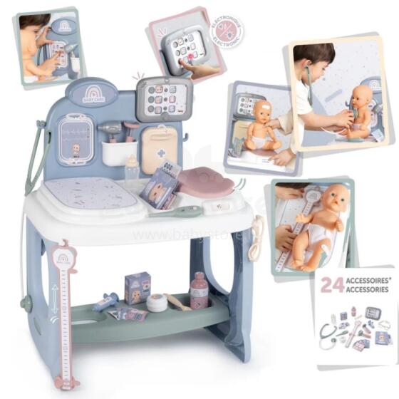 SMOBY Vidzĩ Dzikpɔƒe Atikewɔwɔ Dɔwɔƒe na Dolls kple Elektrɔnik Tablet + 24 acc.