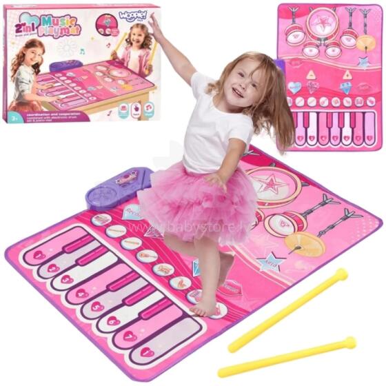 WOOPIE Hadzidzi Gã Mat 2in1 Interactive Drums Piano