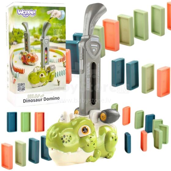 WOOPIE Elektrik Keteke Keteke Na Domino Blocks Dinosaur Green