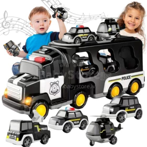 WOOPIE Road Tow Truck Набор из 5 машин - Полиция