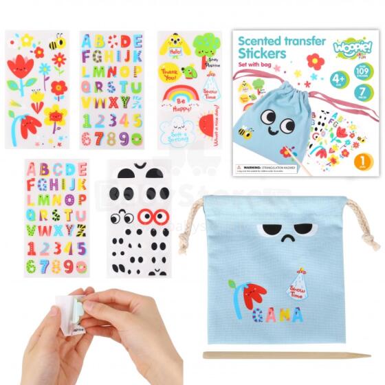 WOOPIE ART&amp;FUN Magic Bag Creative Set + Stickers na Atsyɔ̃ɖoɖo wu 109 pcs. (10 ƑE ƑOMEDODO)