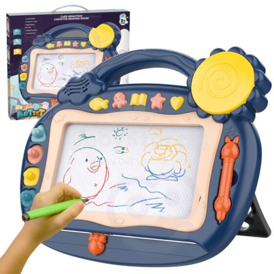 WOOPIE Magnetic Marker Board Amadede ƒe Stamps Blu