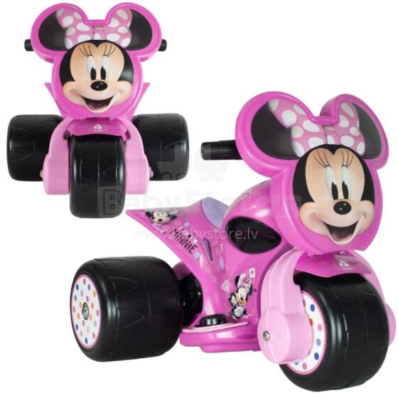 INJUSA Minnie Mouse Samurai Keke Etɔ̃ 6V Dodo-ɖe na Ðeviwo