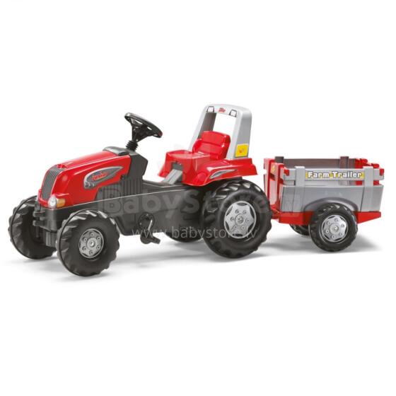 Rolly Fefenuwo RollyJunior RT - Pedal tractor kple trailer Junior ƒe 3-8 vaseɖe 50kg