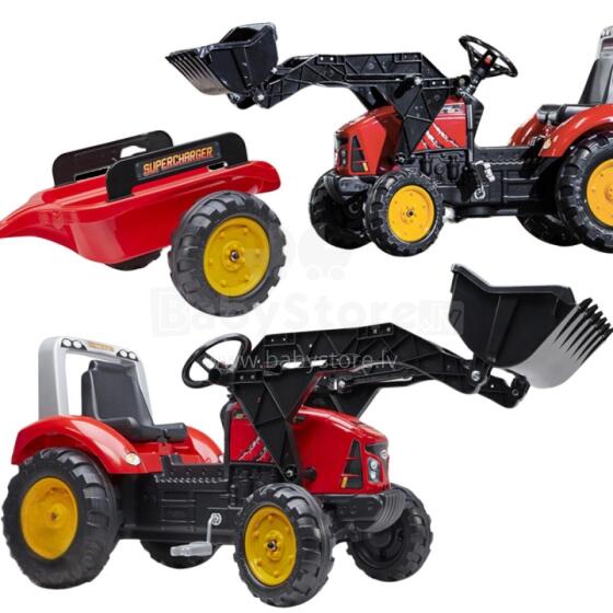 FALK Dzĩ Supercharger Pedal Tractor kple Trailer tso Ƒe 3