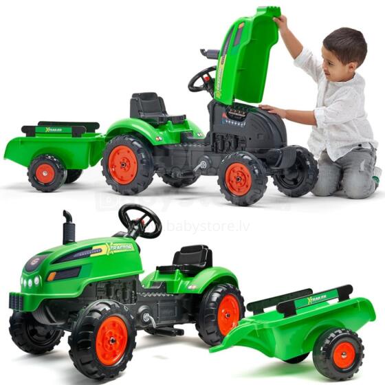 FALK X Tractor Green kple Trailer Horn tso ƒe 2