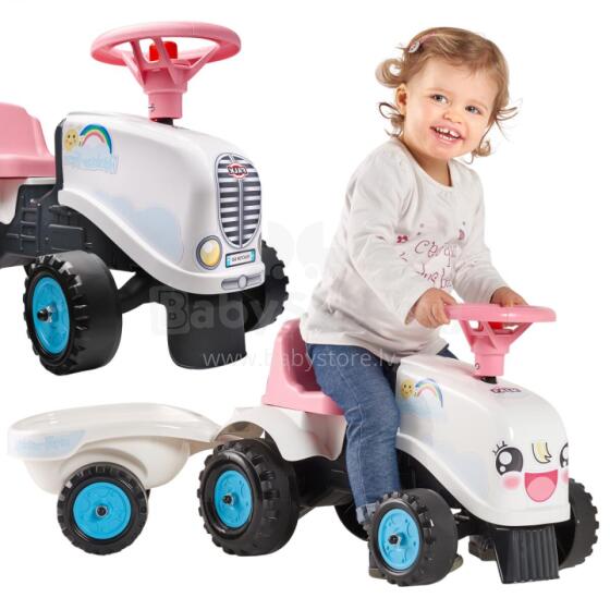 FALK Rainbow Tractor White kple Trailer tso ƒe 1