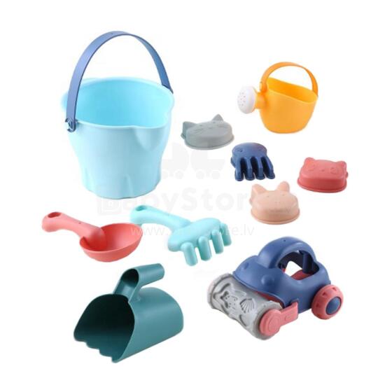WOOPIE Sand Bucket Set kple Ʋu 10 pcs.