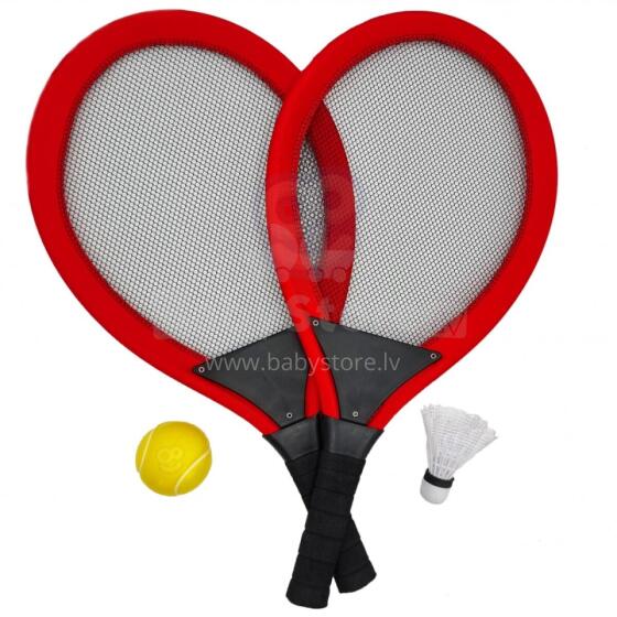 WOOPIE Tennis Rackets Gãwo Badminton na Ðeviwo Set + Bɔl Shuttlecock