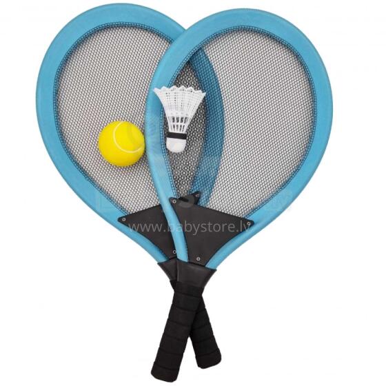 WOOPIE Tennis Rackets Gãwo Badminton na Ðeviwo Set + Bɔl Shuttlecock
