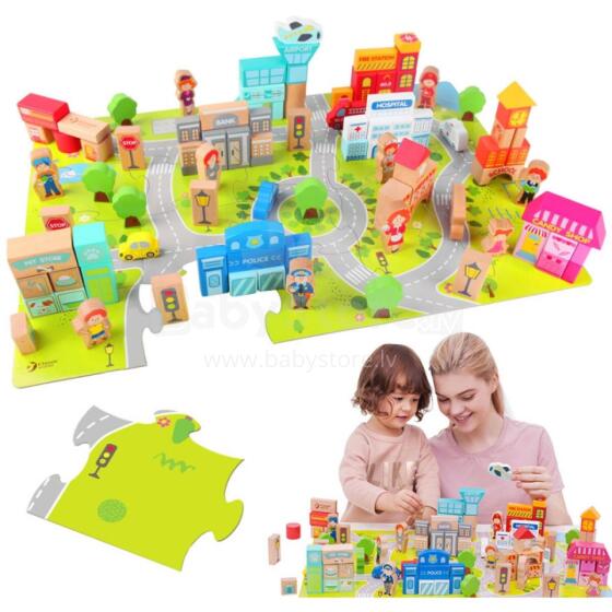 CLASSIC WORLD Ati Blocks Tu Du aɖe 120 pieces