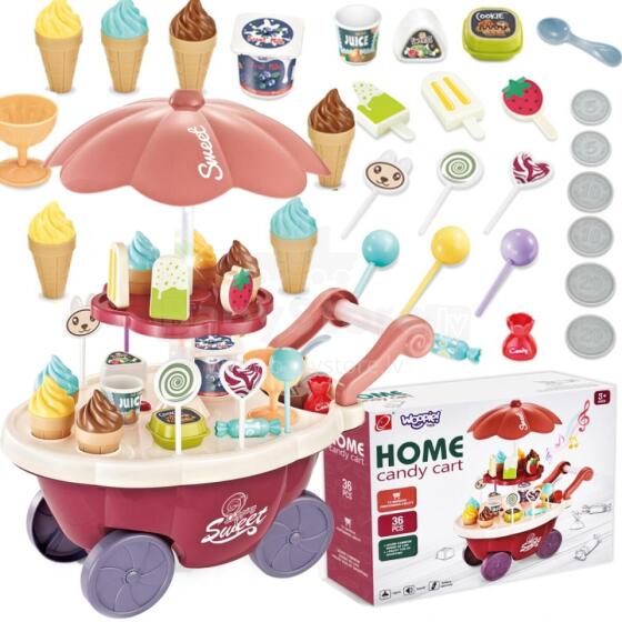 WOOPIE Nuɖuɖu Lɔri Confectionery Trolley Ice Cream Nu viviwo Tsitre Gbeɖiɖi Kekeli + 36 Acc