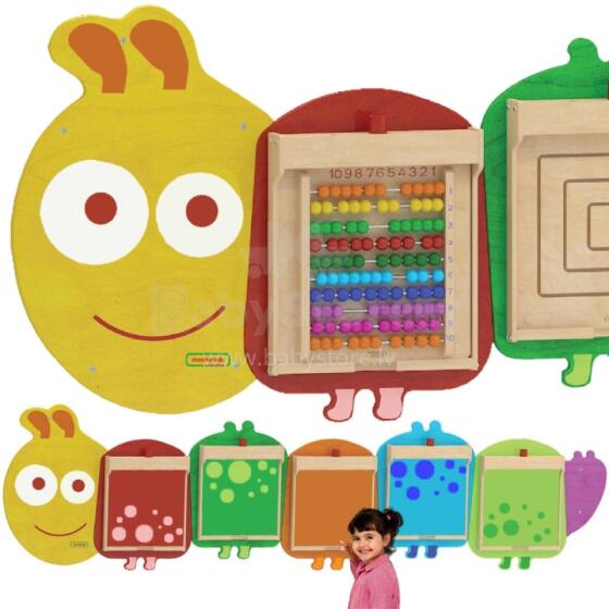 Система MASTERKIDZ для монтажа 5 Flex образовательных настенных досок - Caterpillar