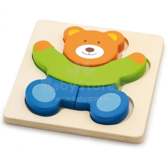 VIGA Vidzĩ ƒe Ati Gbãtɔ ƒe Puzzle Teddy Bear
