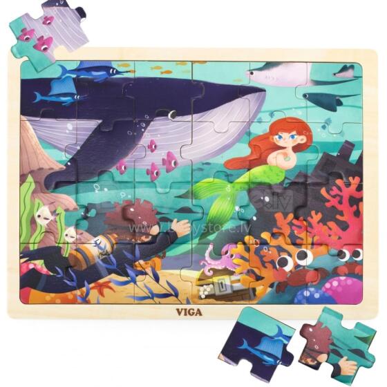 VIGA Ati ƒe Puzzle 24 pcs. Ƒua ƒe Nya Ɣaɣlawo