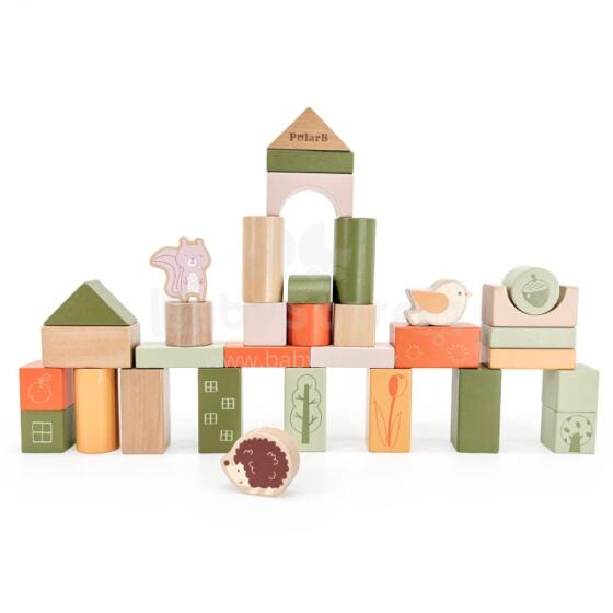 VIGA PolarB Ati ƒe Ʋuʋudedi Montessori Blok Lãwo 50 pcs.