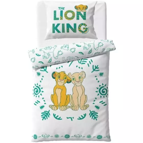 Carbotex Bedding Lion King Art.LK2454123-13 Cotton bed linen 140x200/60x70cm